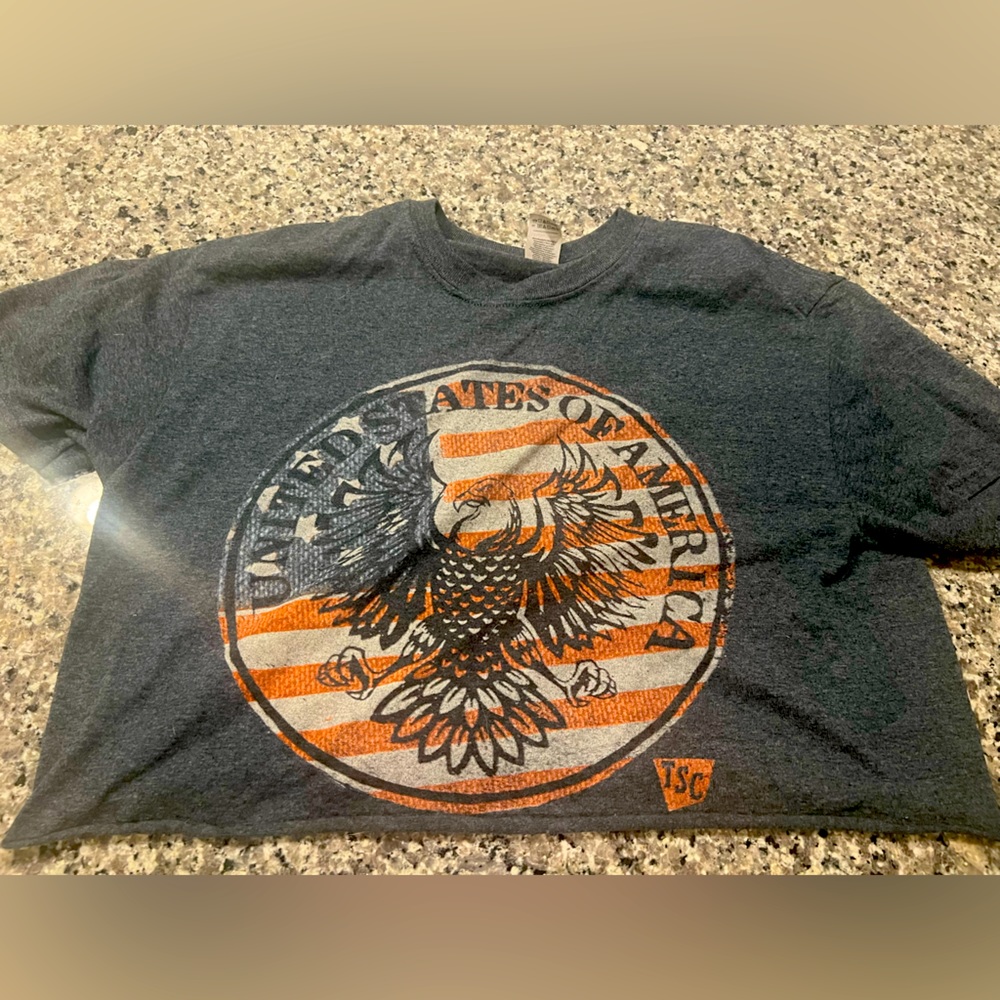 USA crop top